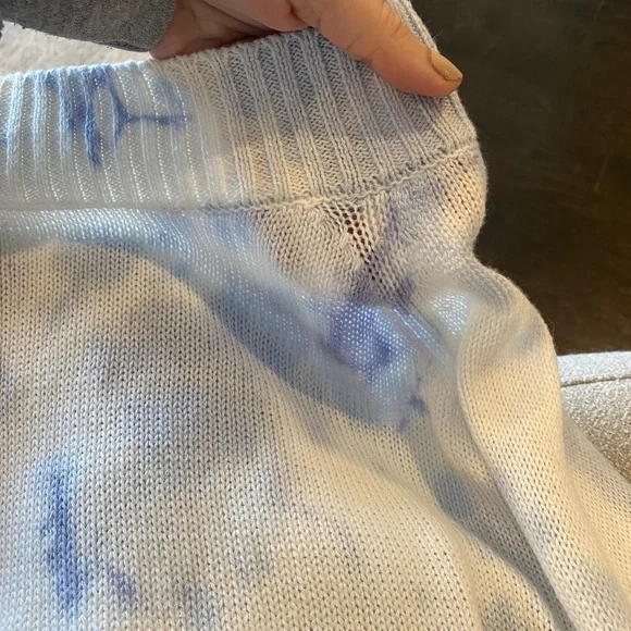 Rag Poets Tie-Dye Blue Knit Sweater - Picture 7 of 7
